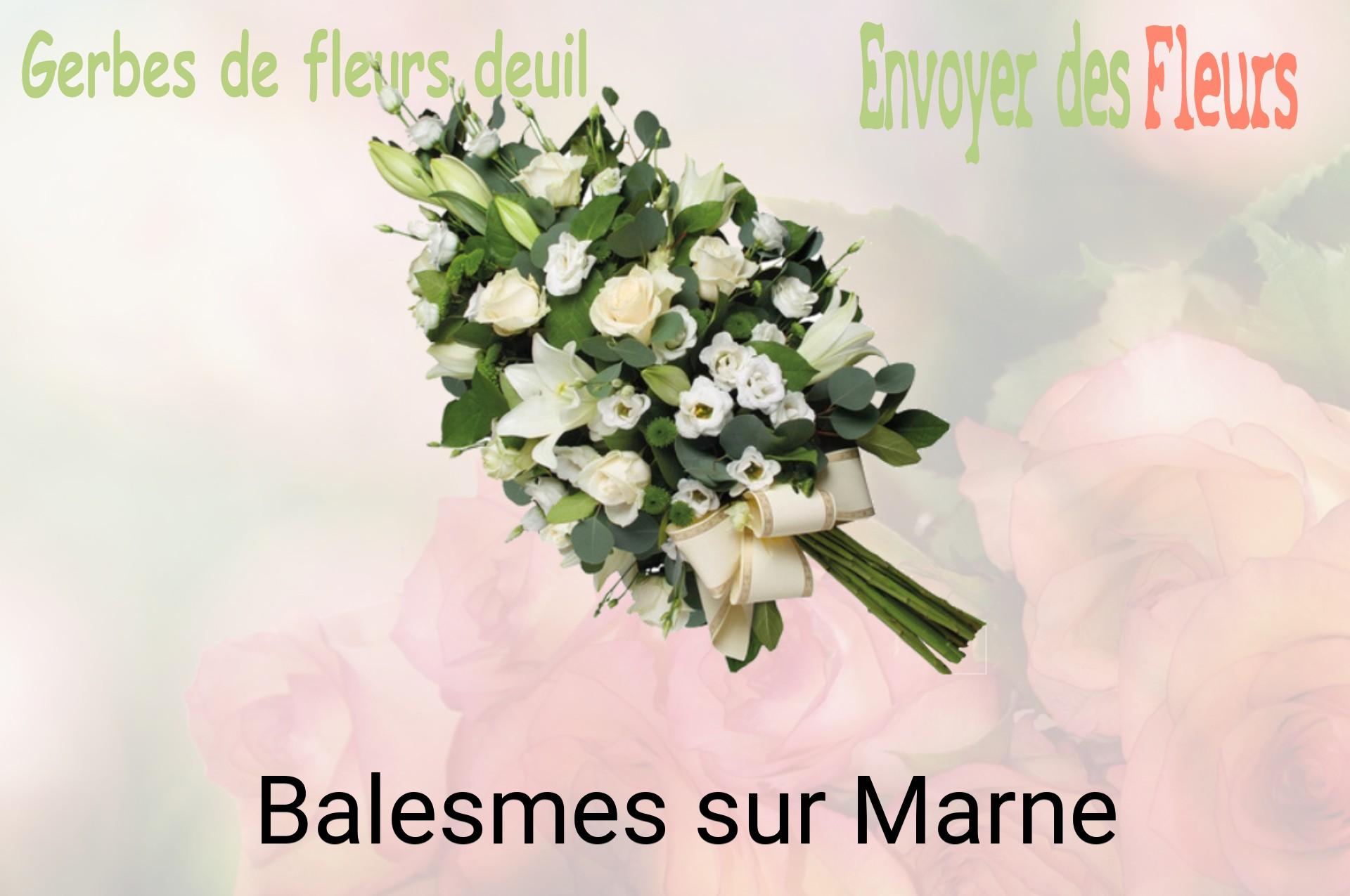 Gerbe de fleurs de deuil livrée à Balesmes-sur-Marne